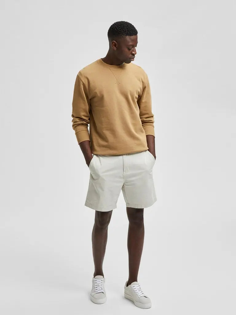 Comfort Chino Flex Shorts - Moonstruck Selected Homme