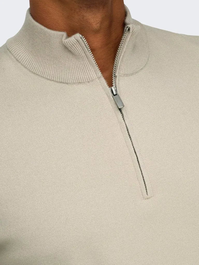 Cooper Half Zip - Silver Lining Only & Sons