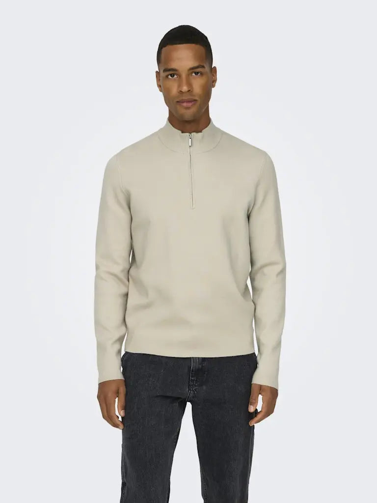 Cooper Half Zip - Silver Lining Only & Sons