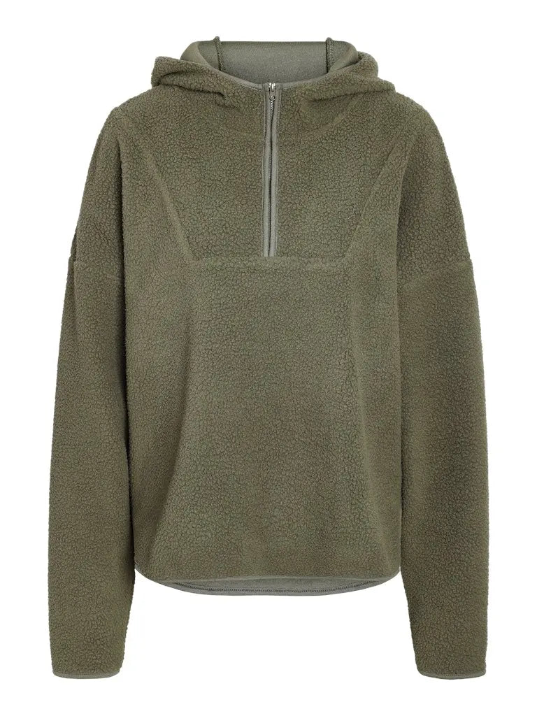 Cozy Fleecegenser Half Zip - Kalamata Noisy May