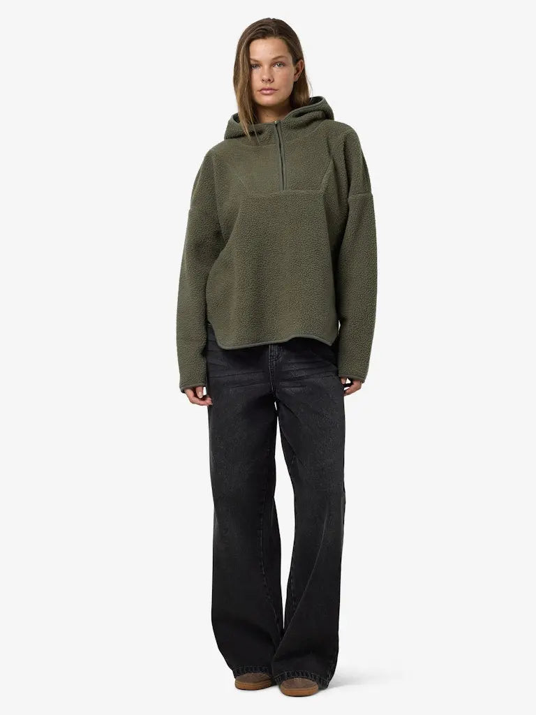 Cozy Fleecegenser Half Zip - Kalamata Noisy May