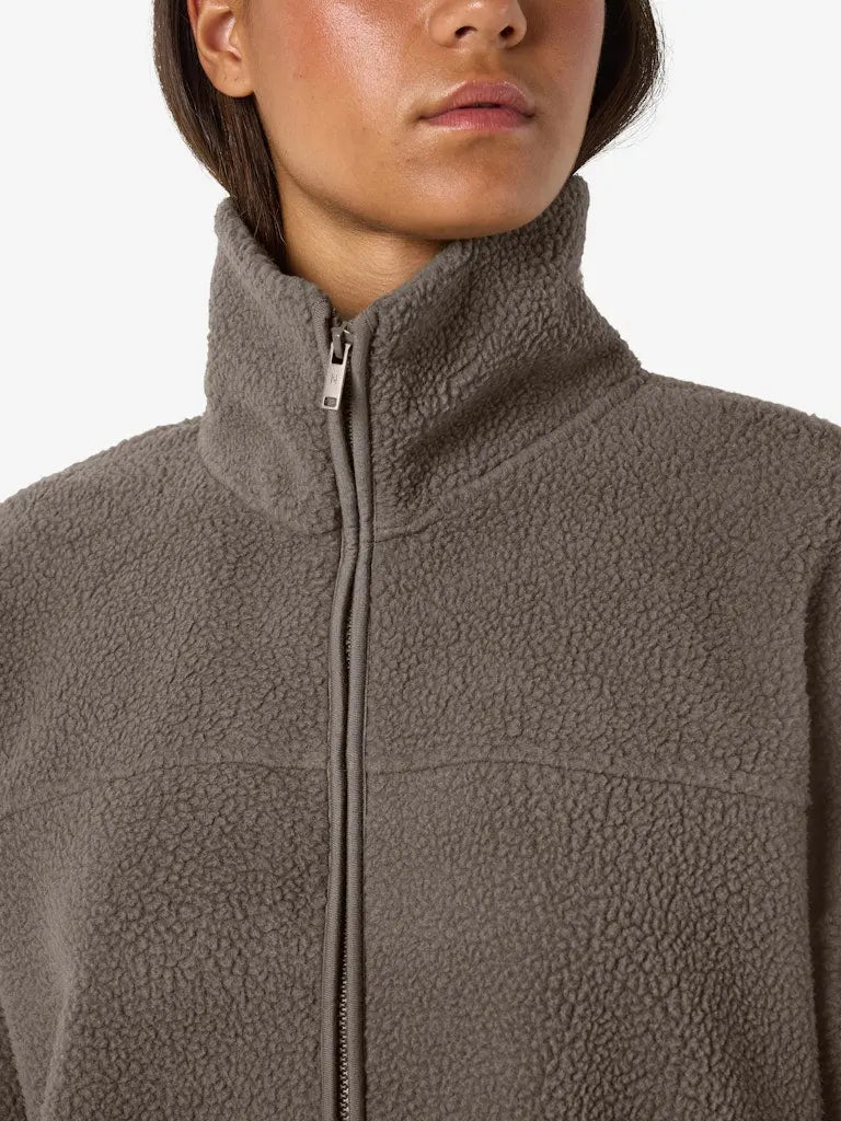 Cozy Fleecejakke - Morel Noisy May