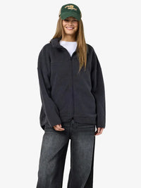 Cozy Fleecejakke - Obsidian Noisy May