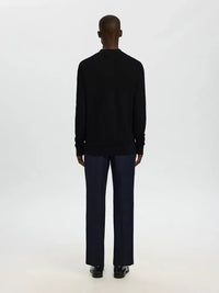 Cran Zip Polo - Black Selected Homme