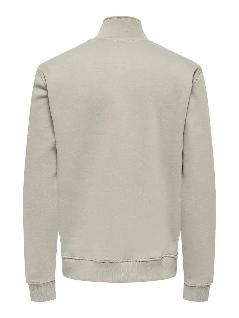 Curated Half Zip Sweat - Silver Lining Only & Sons