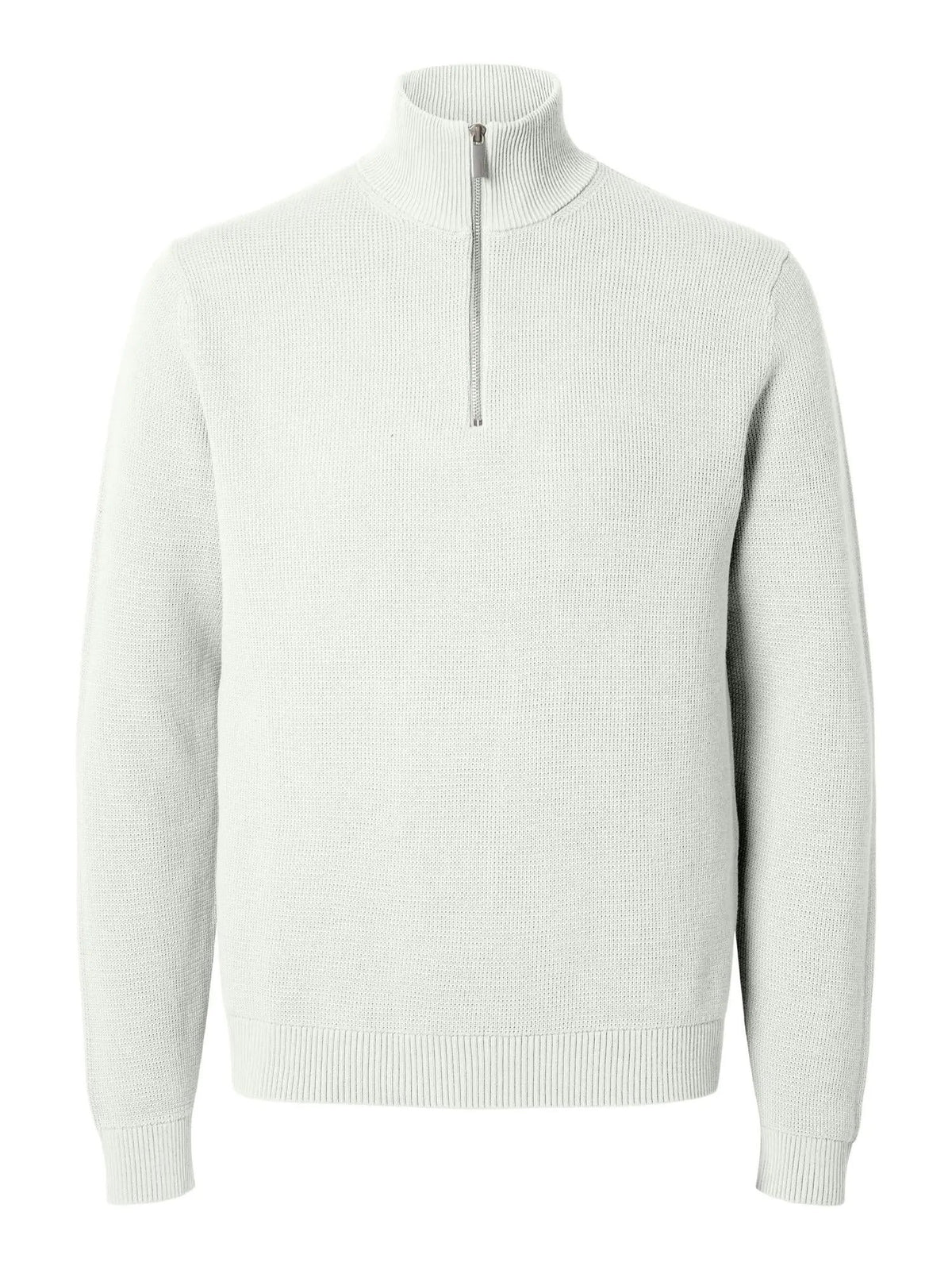 Dane Genser Half Zip - Bright White Selected Homme
