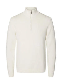 Dane Genser Half Zip - Bright White Selected Homme