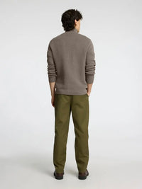 Dane Genser Half Zip - Morel Selected Homme
