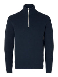 Dane Genser Half Zip - Sky Captain Selected Homme