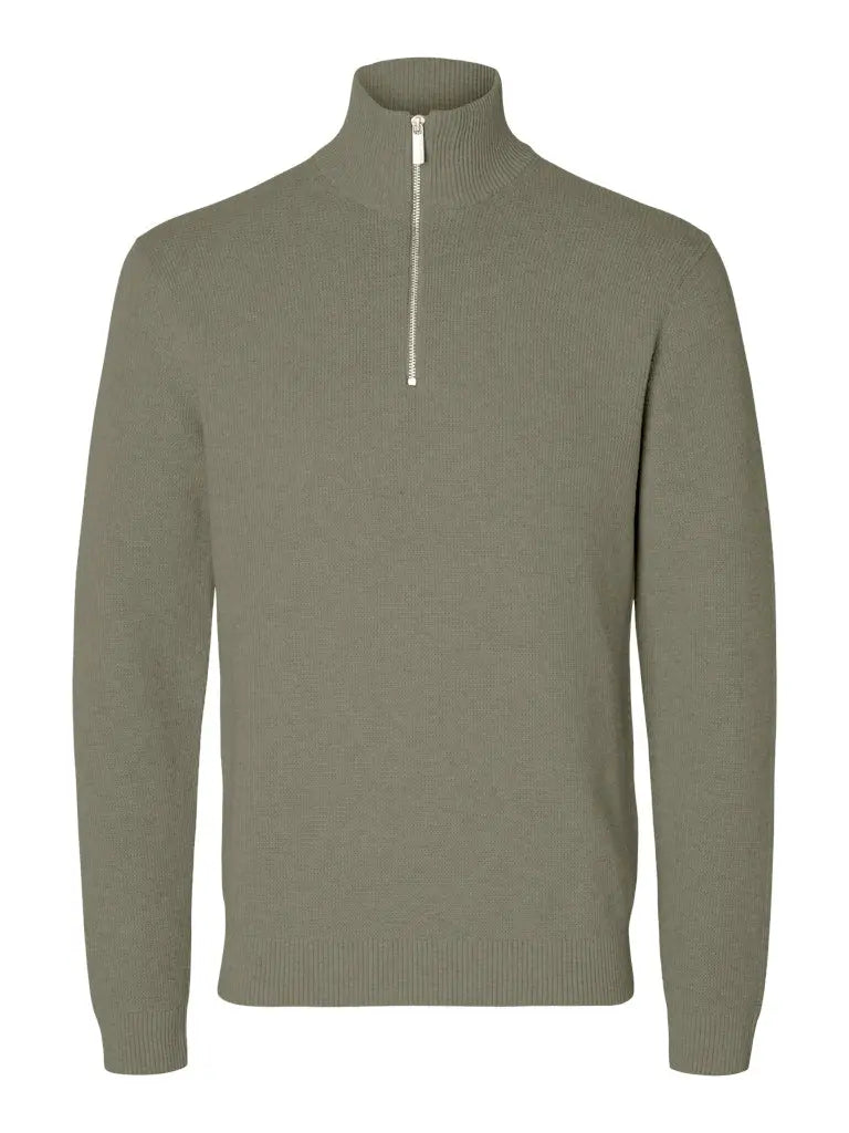 Dane Genser Half Zip - Vetiver Selected Homme