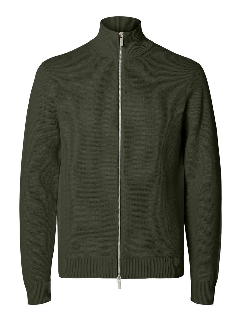 Dane Strikkejakke - Forest Night Selected Homme