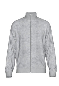 Dane Strikkejakke - Light Grey Melange Selected Homme