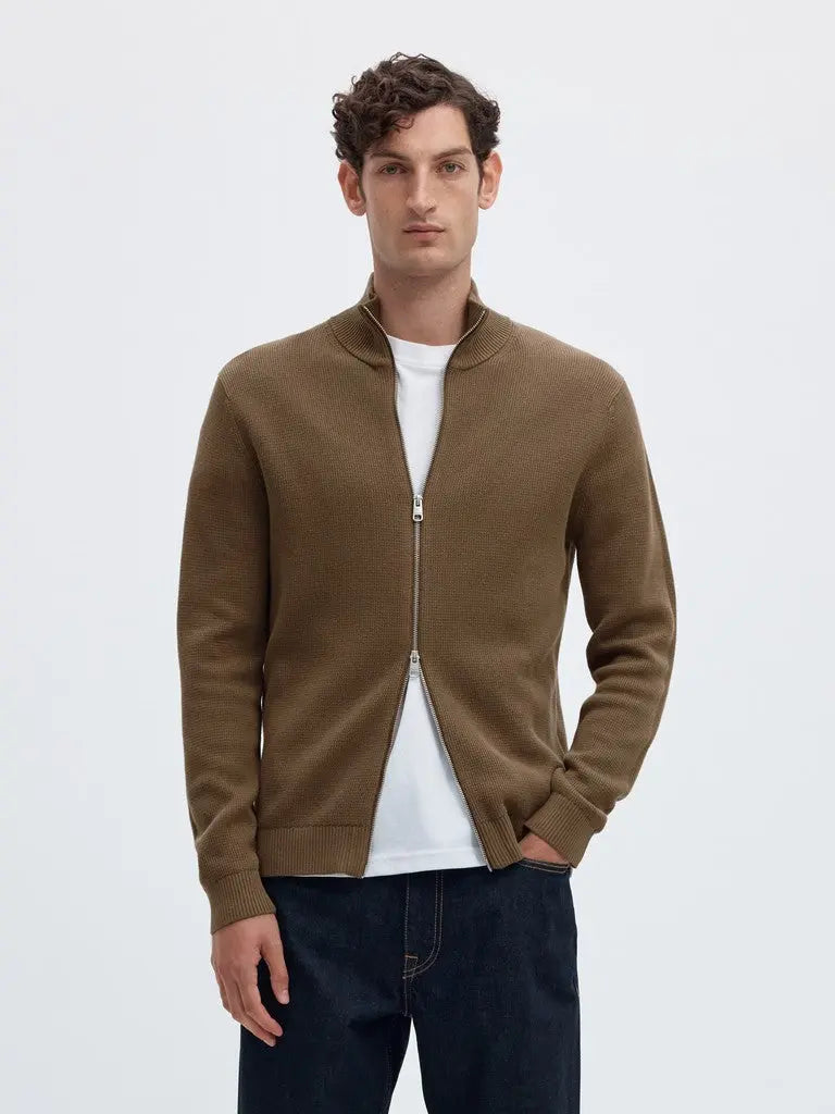 Dane Strikkejakke - Morel Selected Homme