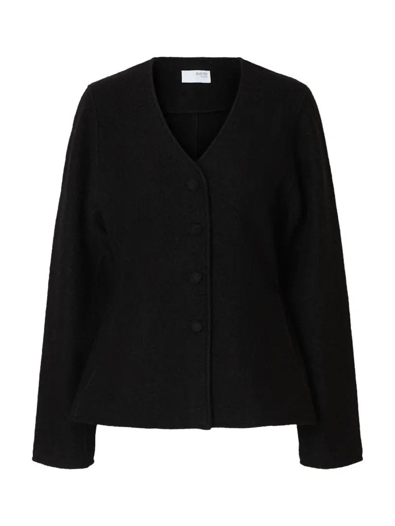 Darla Cardigan Jakke - Black Selected Femme