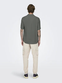 Dash Resortskjorte 001 - Castor Grey Only & Sons