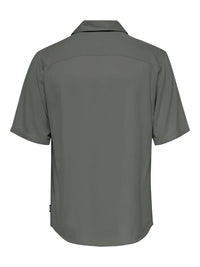 Dash Resortskjorte 001 - Castor Grey Only & Sons