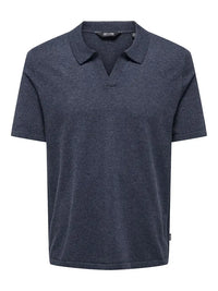 Dino Strikket Polo - Dark Navy Only & Sons