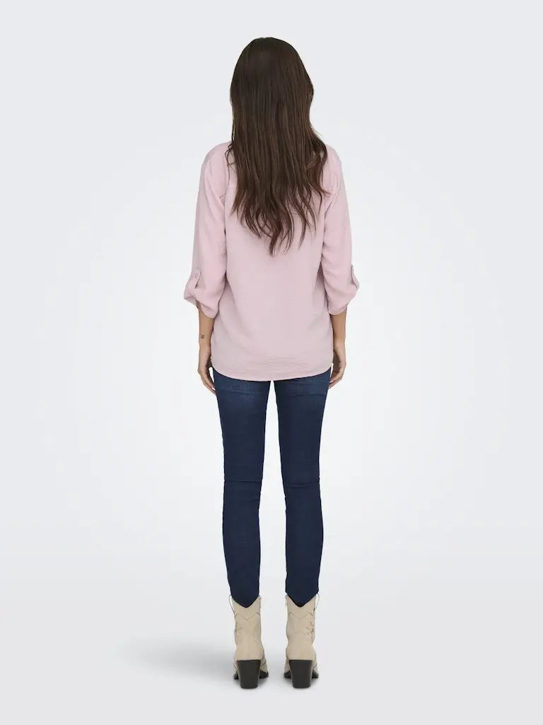 Divya Top 3/4 - Bleached Mauve JDY