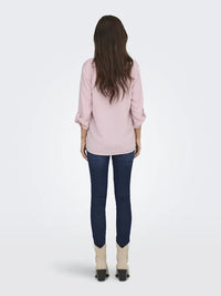 Divya Top 3/4 - Bleached Mauve JDY
