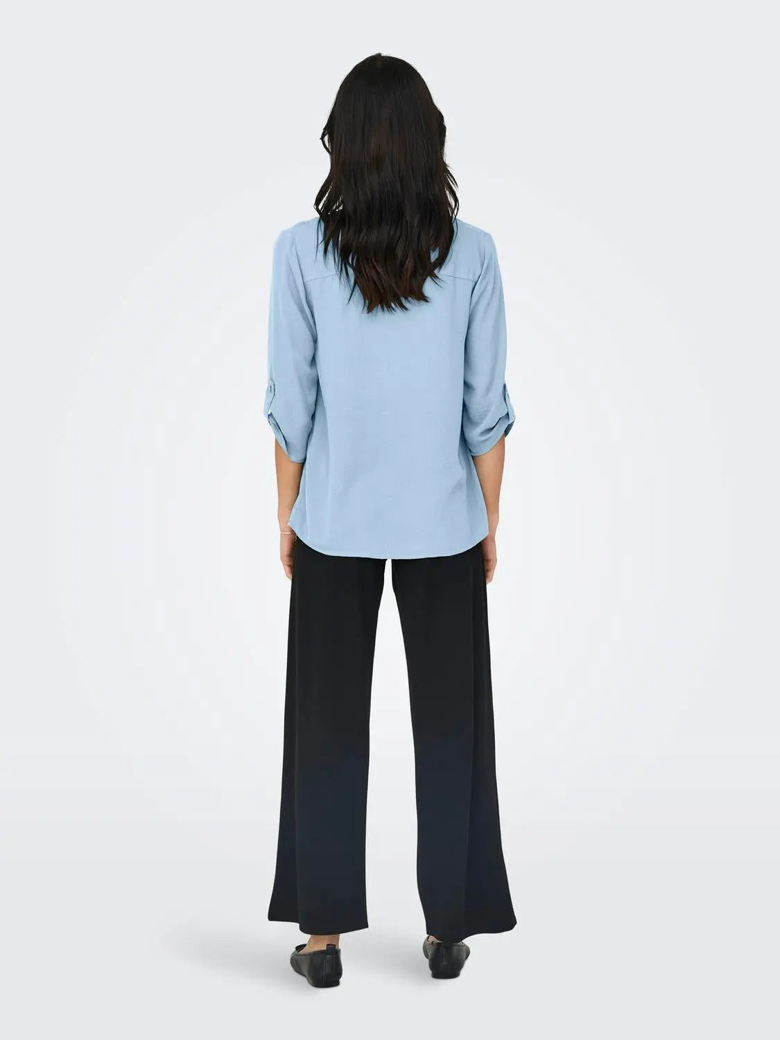 Divya Top 3/4 - Cerulean JDY