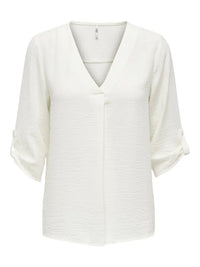 Divya Top 3/4 - Cloud Dancer JDY