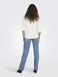 Divya Top 3/4 - Cloud Dancer JDY