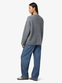 Dolly Cardigan - Medium Grey Melange Noisy May