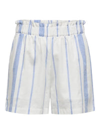 Dorthea Shorts - Cloud Dancer/Della Rubbia Blue JDY