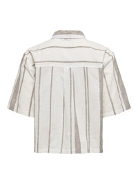 Dorthea Skjorte - Cloud Dancer/Shitake JDY