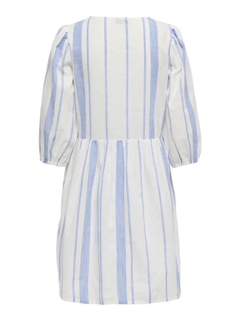 Dorthea Sommerkjole - Cloud Dancer/Della Rubbia Blue JDY