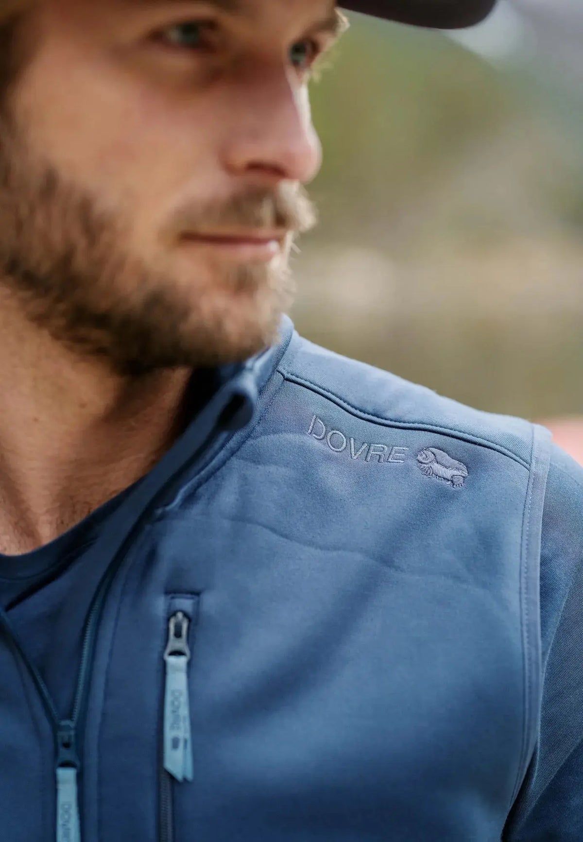 Dovre Fleece Vest - Blå Dovre