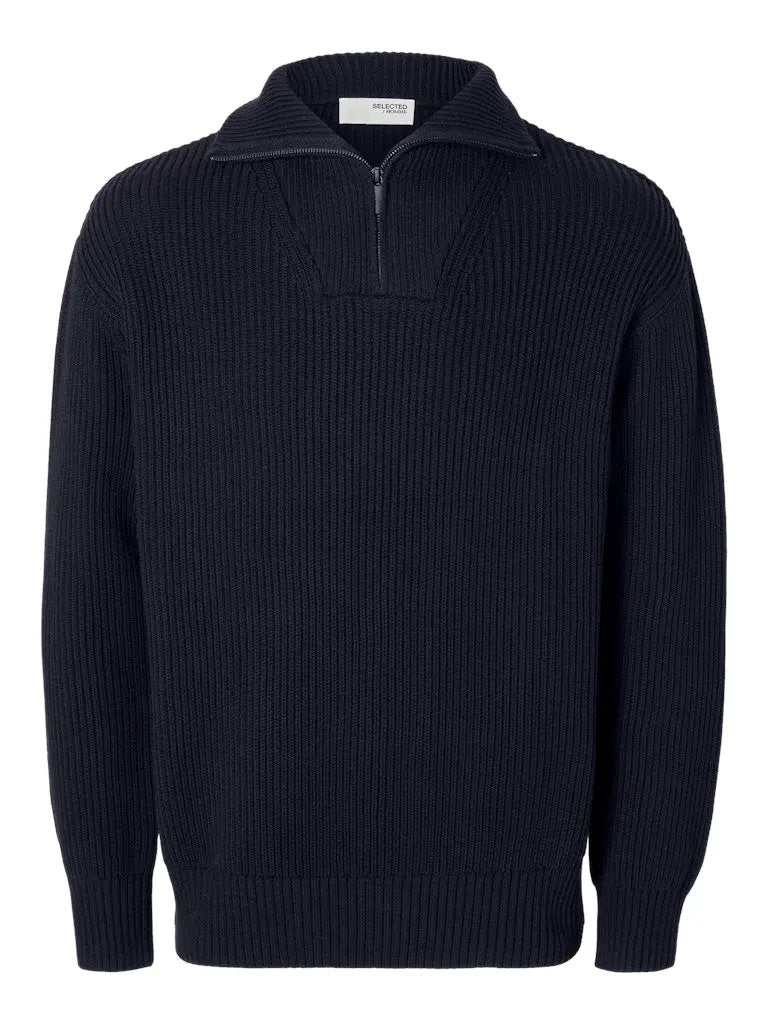 Dry Half zip Genser - Sky Captain Selected Homme