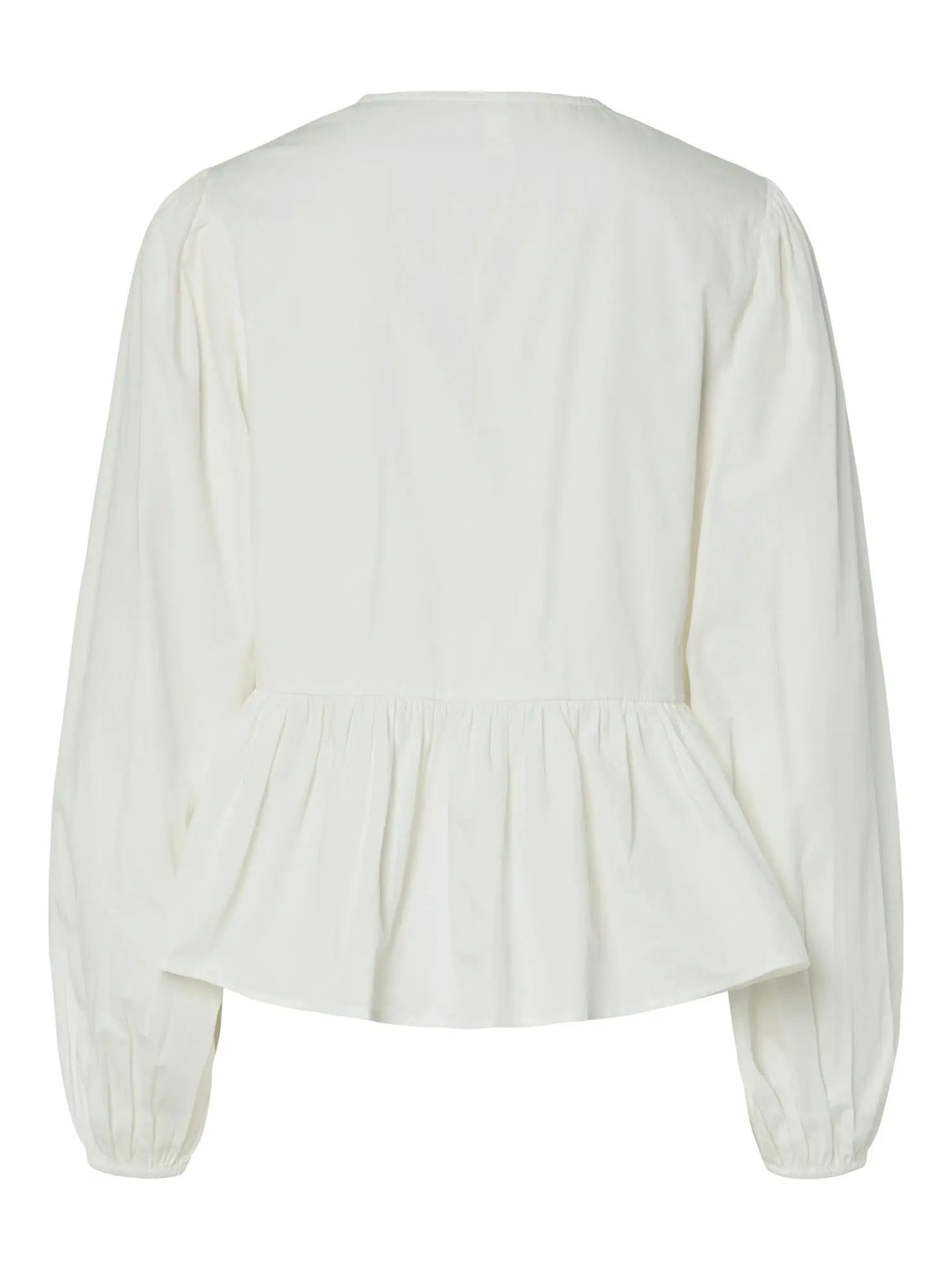 Ebba Langermet Bluse - Star White Y.A.S