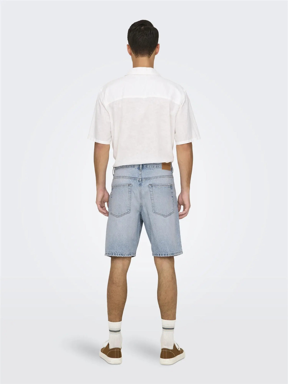 Edge Denim Shorts 2041 - Light Blue Denim Only & Sons