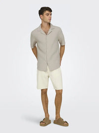 Edge Denim Shorts 2044 - Ecru Only & Sons