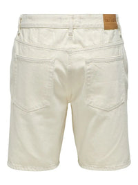 Edge Denim Shorts 2044 - Ecru Only & Sons
