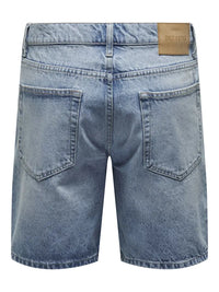 Edge Denim Shorts - Light Blue Denim Only & Sons