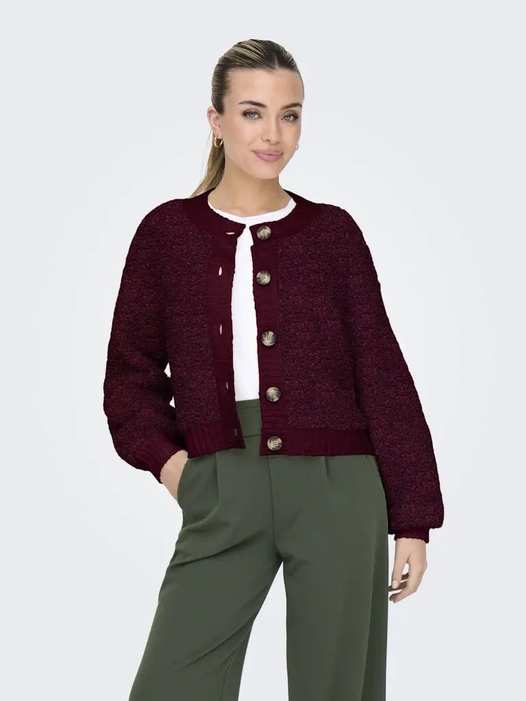 Eira Cardigan - Cabernet JDY
