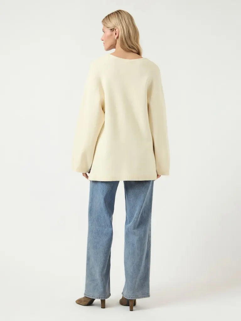 Elma Oversized Genser - Birch Y.A.S