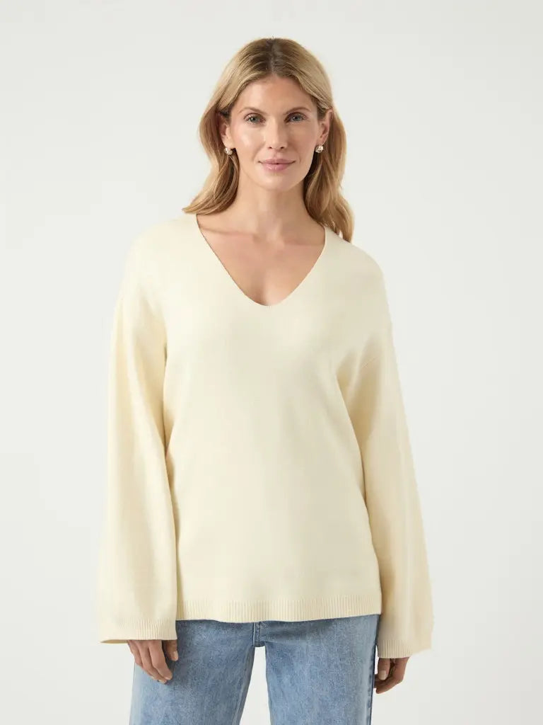 Elma Oversized Genser - Birch Y.A.S