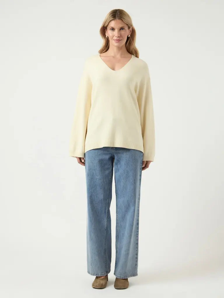 Elma Oversized Genser - Birch Y.A.S