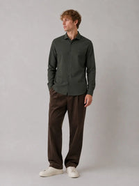Emil Flex Skjorte - Dark Forest Clean Cut Copenhagen