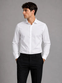 Emil Flex Skjorte - White Clean Cut Copenhagen