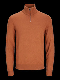 Emil Half Zip Genser - Mocha Bisque Jack&Jones