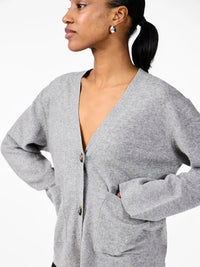 Emilie Cardigan - Light Grey Melange Y.A.S