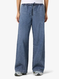 Enza Wide Pants - Medium Blue Denim Noisy May