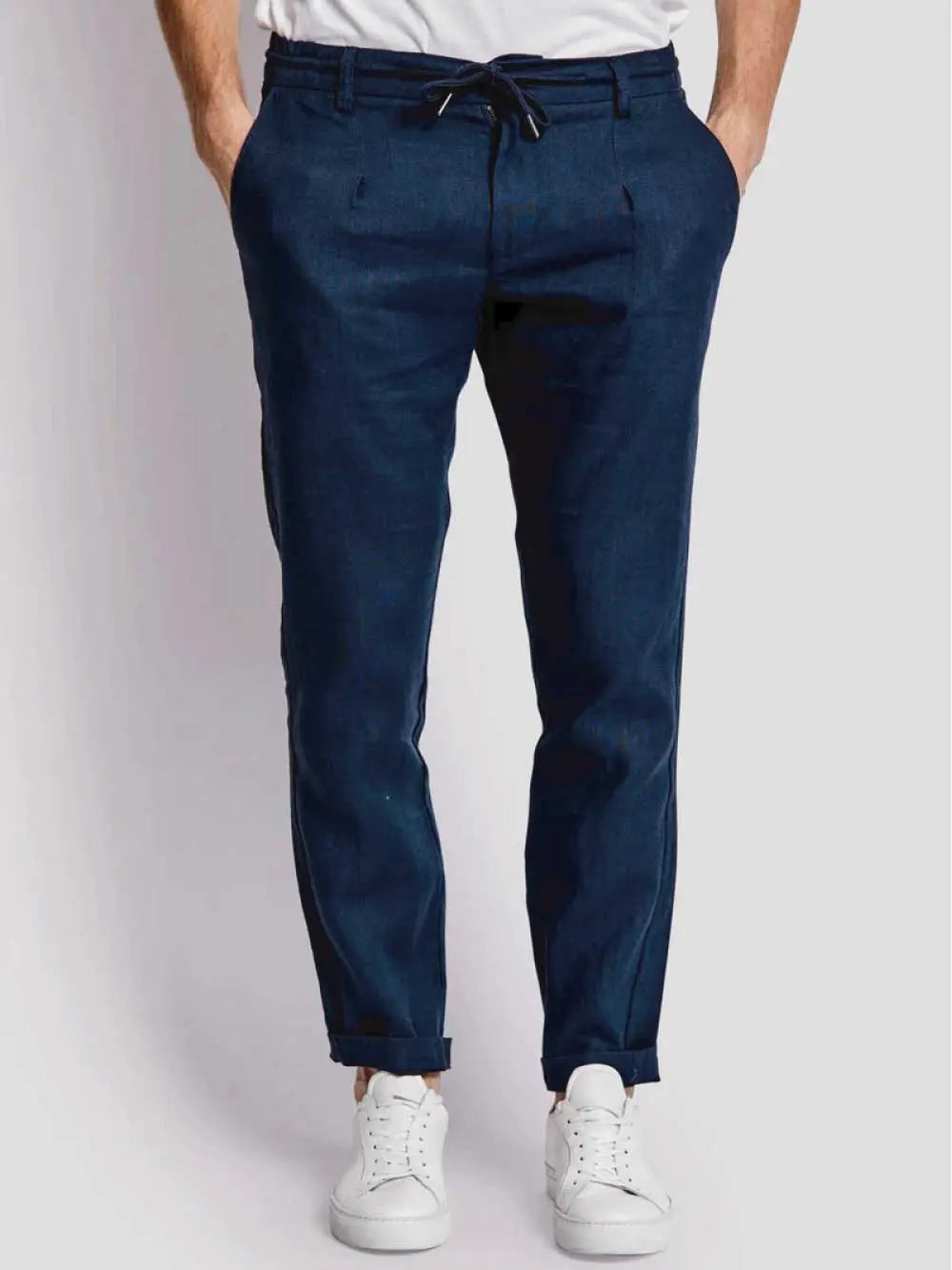 Ervis Linbukse - Navy Bruun & Stengade