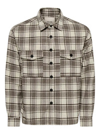 Eske Check Overshirt - Falcon Only & Sons