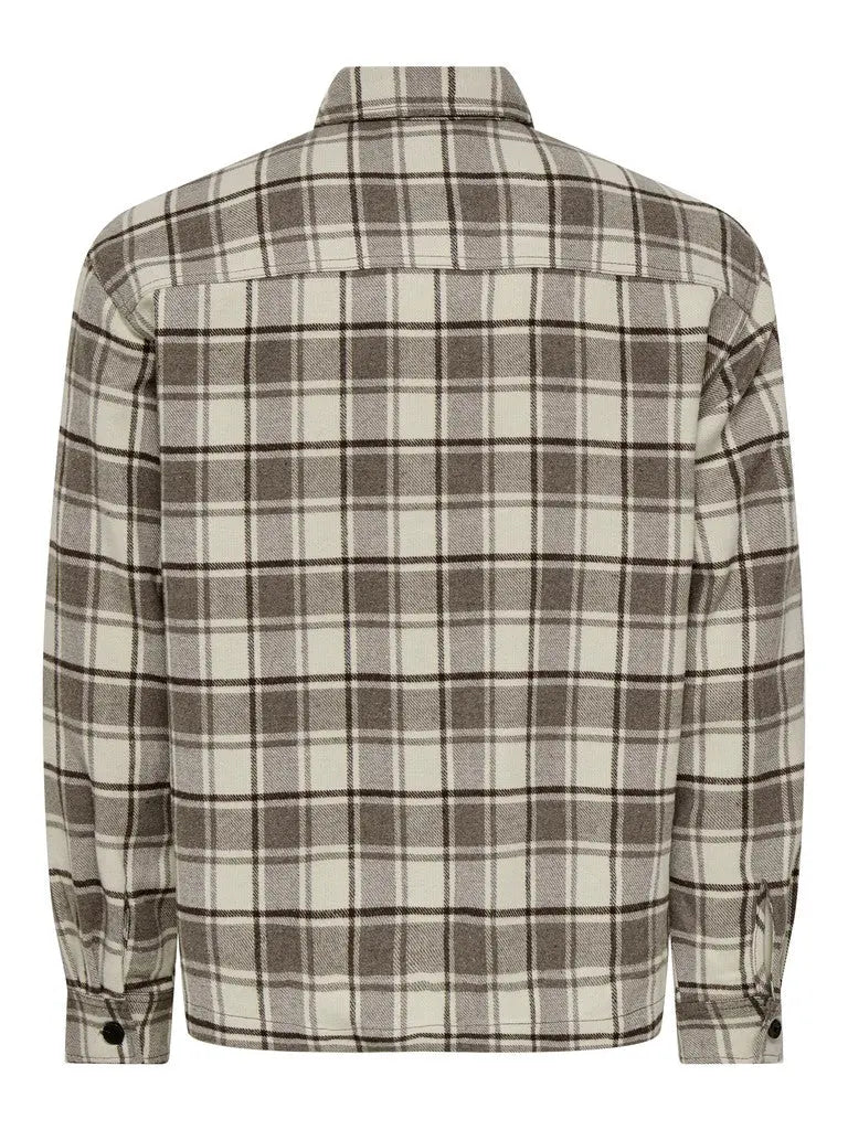 Eske Check Overshirt - Falcon Only & Sons