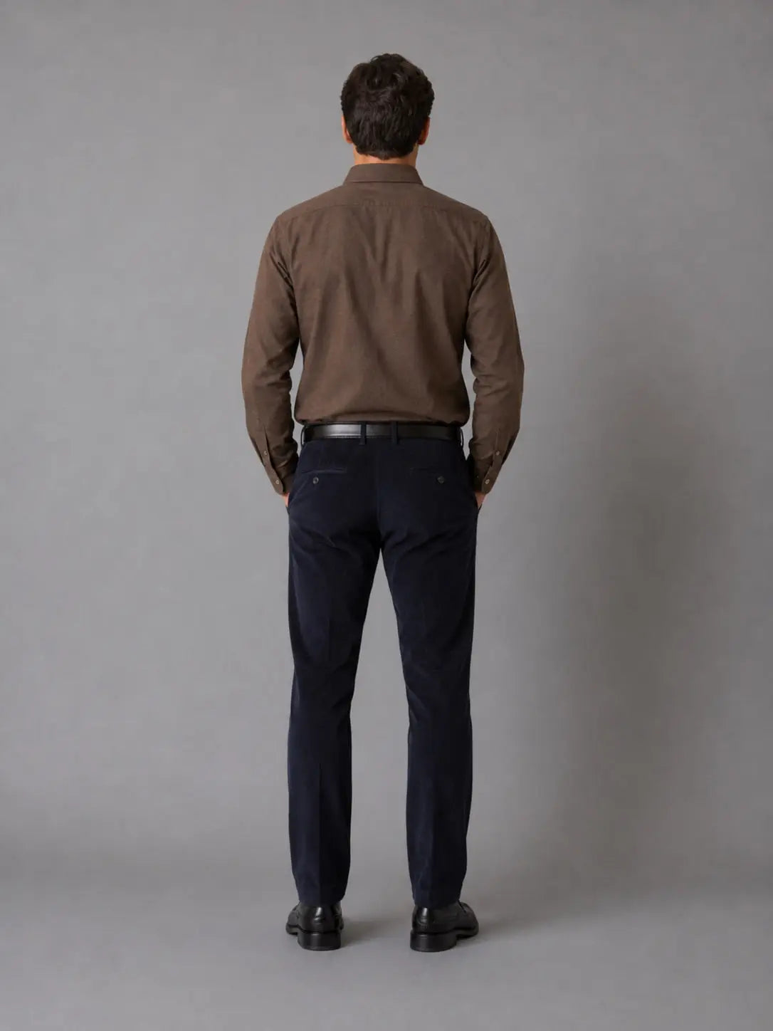 Eske Flanellskjorte - Dark Brown Clean Cut Copenhagen
